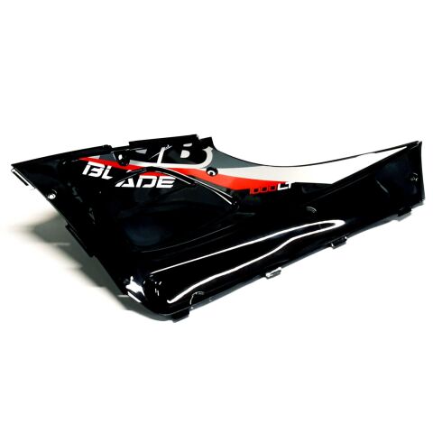 SIDE COVER, LH, WITH EMBLEM.