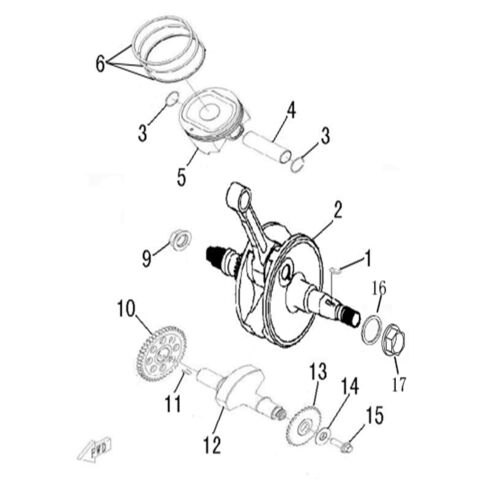 CRANKSHAFT COMP