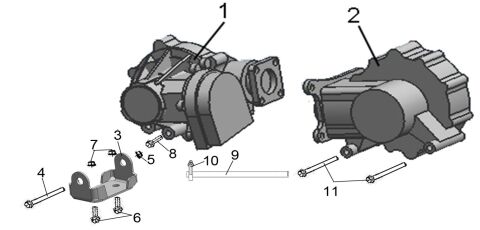 FRONT AND REAR GEAR-BOX