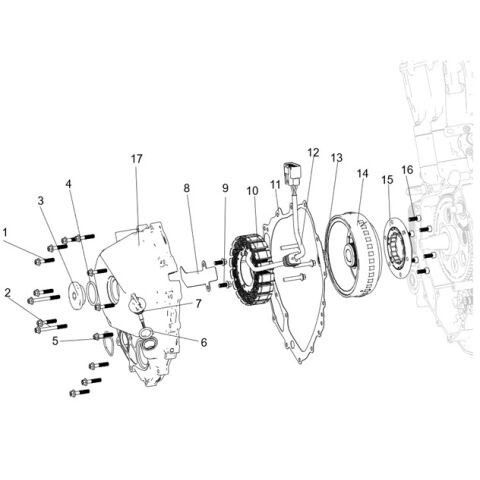 LEFT CRANKCASE COVER
