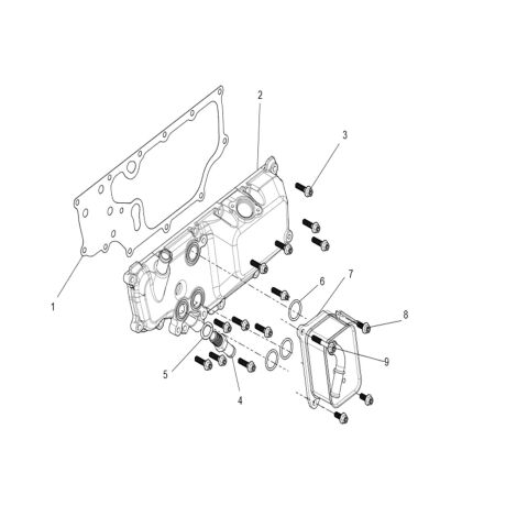 Lower crankcase cover sub-assembly