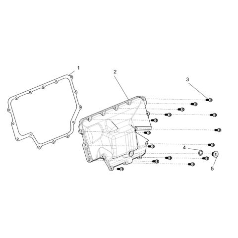 Oil pan sub-assembly