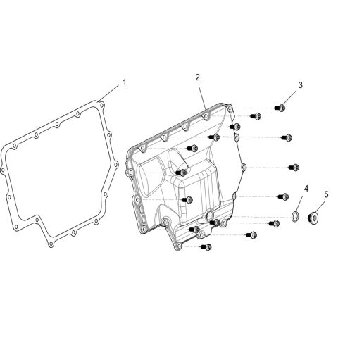 Oil pan sub-assembly