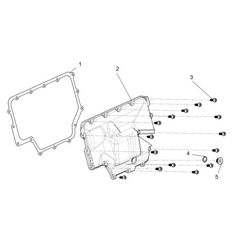 Oil pan sub-assembly