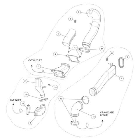 CVT AIR INTAKE LONG VERSION