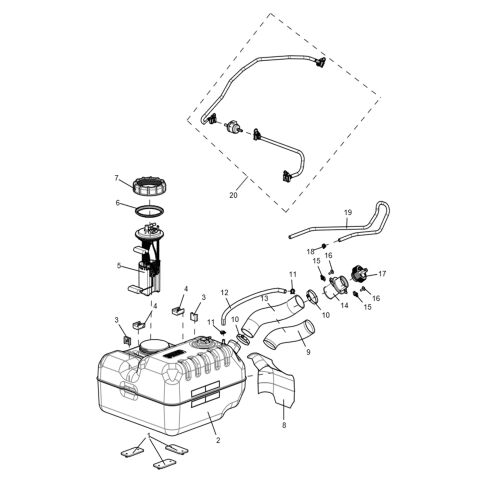 Fuel supply system-US standard