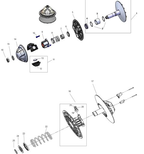 Cvtech wearing parts