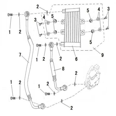 OPTIONS OIL COOLER PARTS（OPTION）