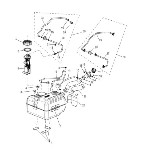 Fuel supply system-European standard