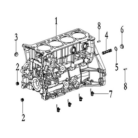 PLUG PIN CYLINDERBLOCK.