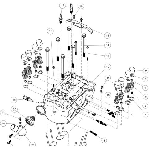 Cylinder head (valves)