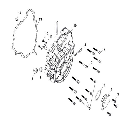 Left Crankcase Cover