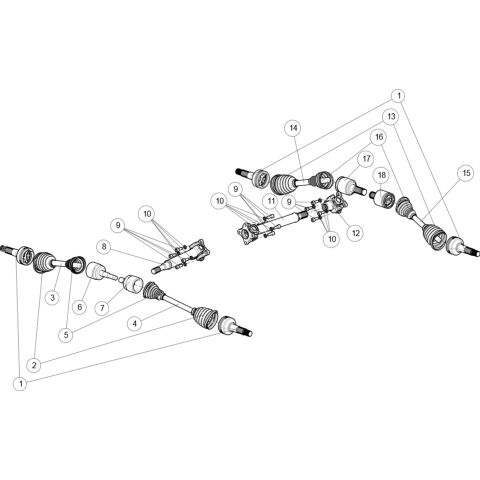 AROUND HALF SHAFT (GSP)