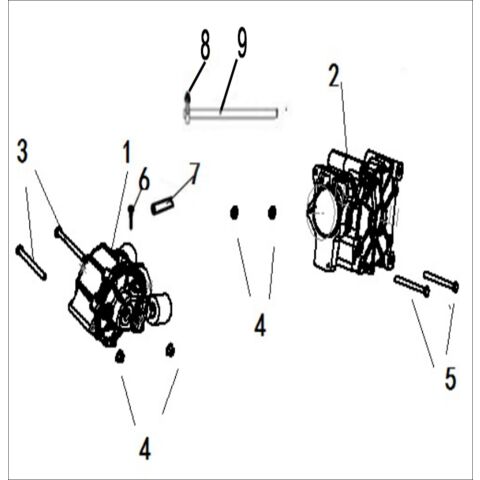 FRONT AND REAR GEAR-BOX