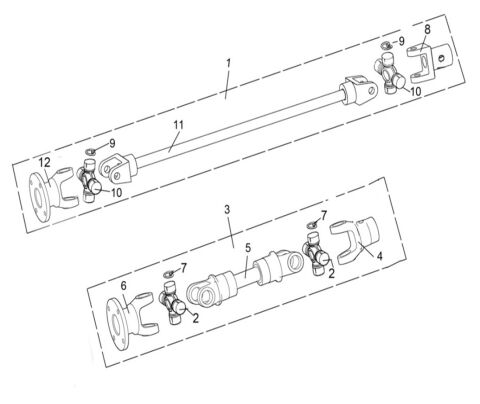 FRONT AND REAR KNUCKLE ASSY（4AV-4611A-10、4AV-4611B-10）
