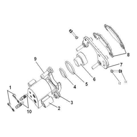 BRAKE CALIPER,L.RR 0F EUROPE BRAKING SYSTEM