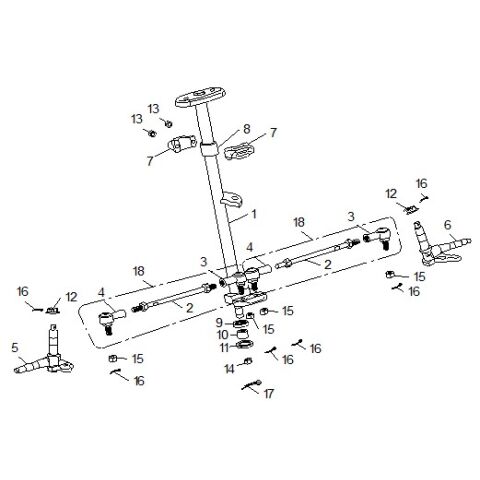 Steering,Shaft ,Link