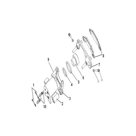 BRAKE CALIPER,L.RR 0F EUROPE BRAKING SYSTEM