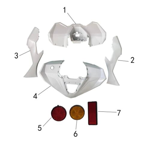 ABS covering parts
