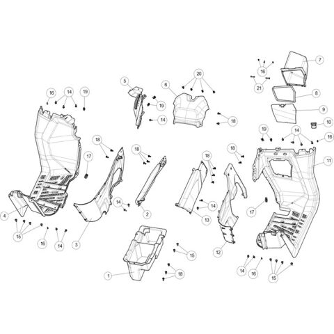 MID PLASTIC PARTS LONG VERSION