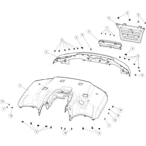 TAIL PLASTIC PARTS