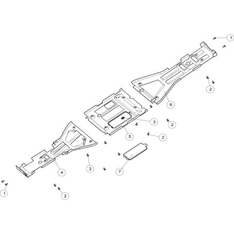 BOTTOM PLASTIC PARTS SHORT