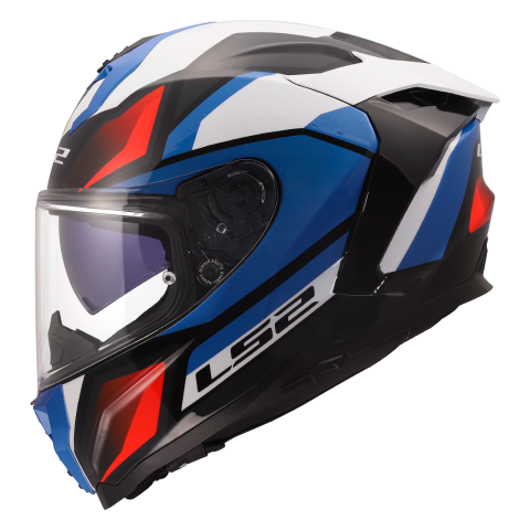 LS2 FF817 CHALLENGER II VIPER WHITE BLUE RED 3XL