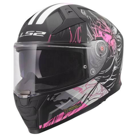 LS2 FF811 VECTOR II DARFLO BLACK PINK-06 3XL