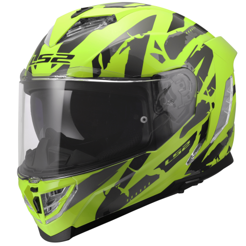 LS2 FF818 STORM III KAOS H-V YELLOW