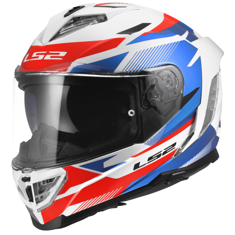 LS2 FF818 STORM III KOMAI WHITE BLUE RED