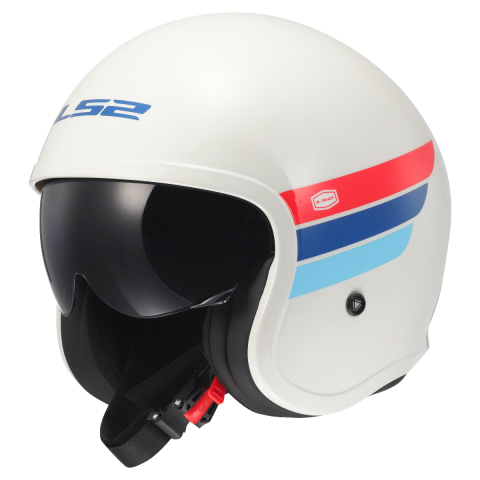 LS2 OF599 SPITFIRE II RETRO WHITE BLUE RED-06