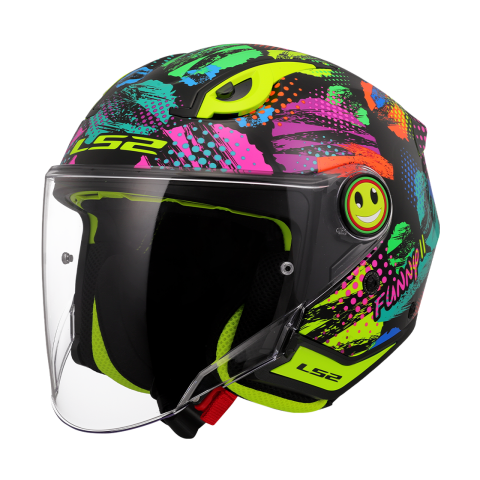 LS2 OF622 FUNNY II JOY BLACK