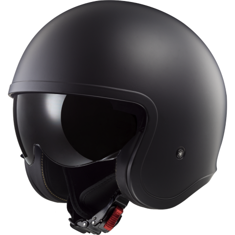 LS2 OF599 SPITFIRE II SOLID MATT BLACK-06