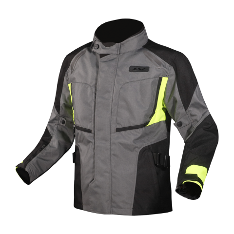LS2 PHASE MAN JACKET GREY BLACK YELLOW