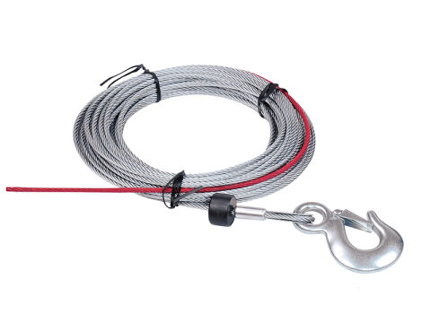 Wire rope with stopper & hook 4.8mm x 15.2m for Cub 3