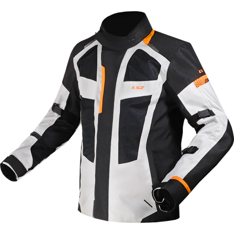 LS2 SCOUT MAN JACKET BLACK GREY ORANGE