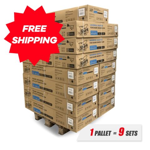 PALLET OF SHARK SNOW PLOW 52
