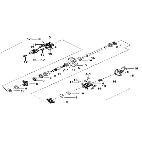 TRANSMISSION SYSTEM ASSY.