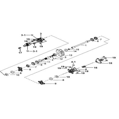 TRANSMISSION SYSTEM ASSY.
