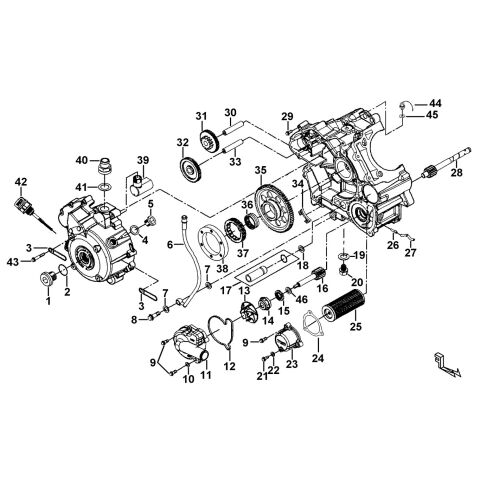 CRANKCASE RH.