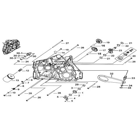 L CRANK CASE ( 1 )