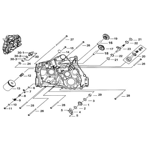 L CRANK CASE ( 1 )