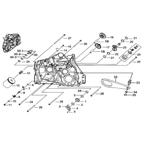 L CRANK CASE ( 1 )