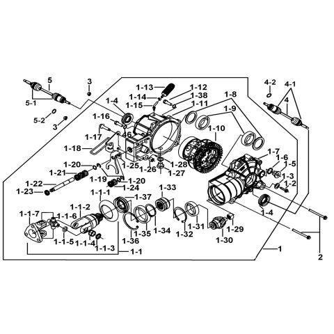 FRONT DIFFERENTIAL ASSY.
