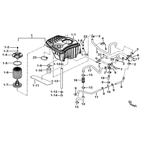 AIR CLEANER ASSY.