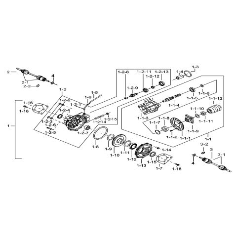 REAR DIFFERENTIAL ASSY.