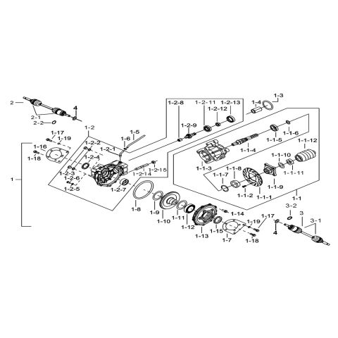 REAR DIFFERENTIAL ASSY.