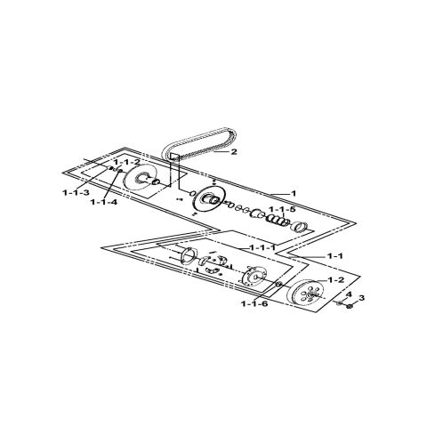 DRIVEN PULLEY SET