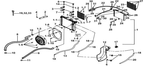 RADIATOR ASSY.、COOLING FAN