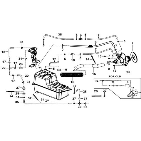 FUEL TANK ATTACHMENT